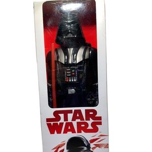 STAR WARS REVENGE OF THE SITH DARTH VADER WITH LIGHTSABER 12” ACTION FIGURE